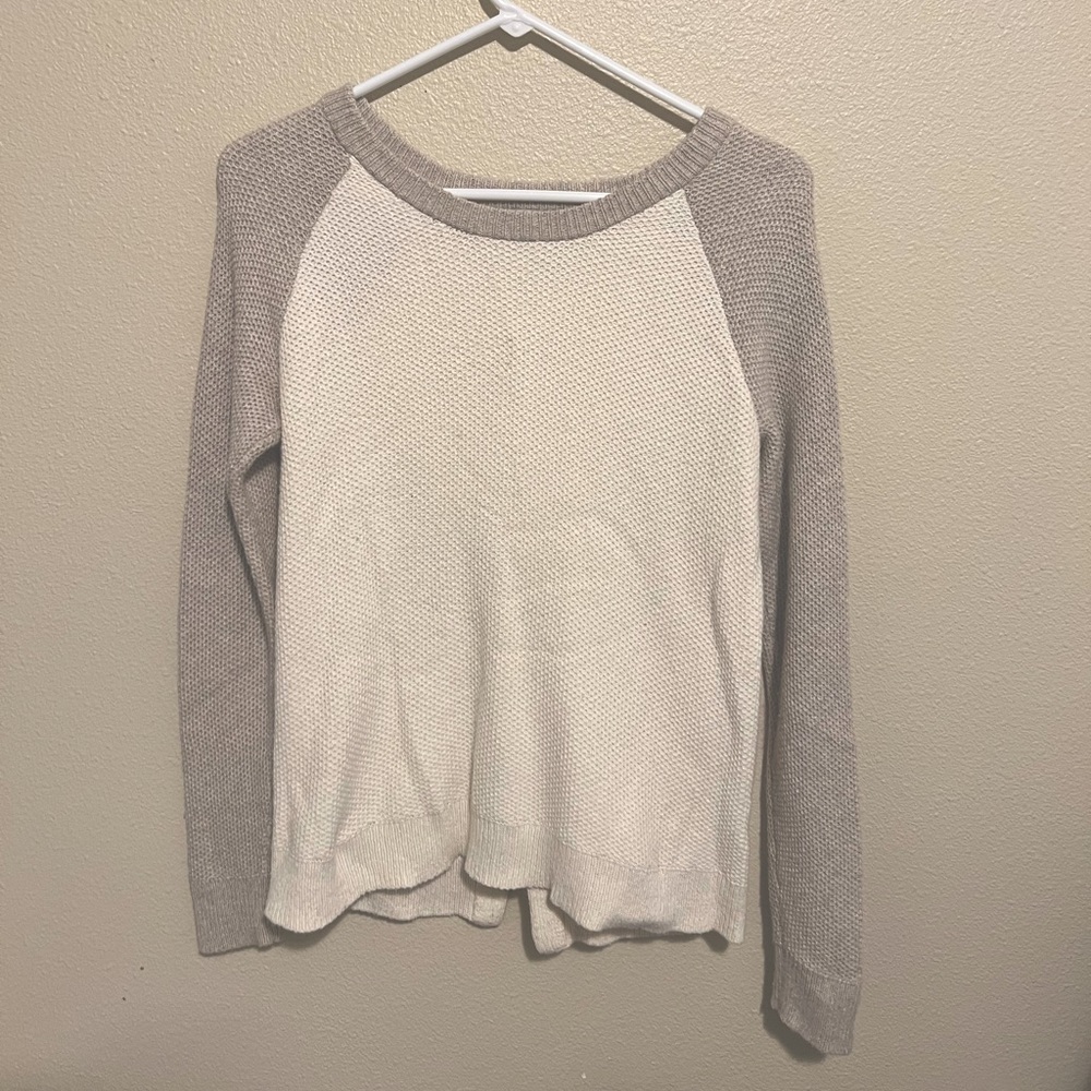 Madewell crisscrossed back sweater